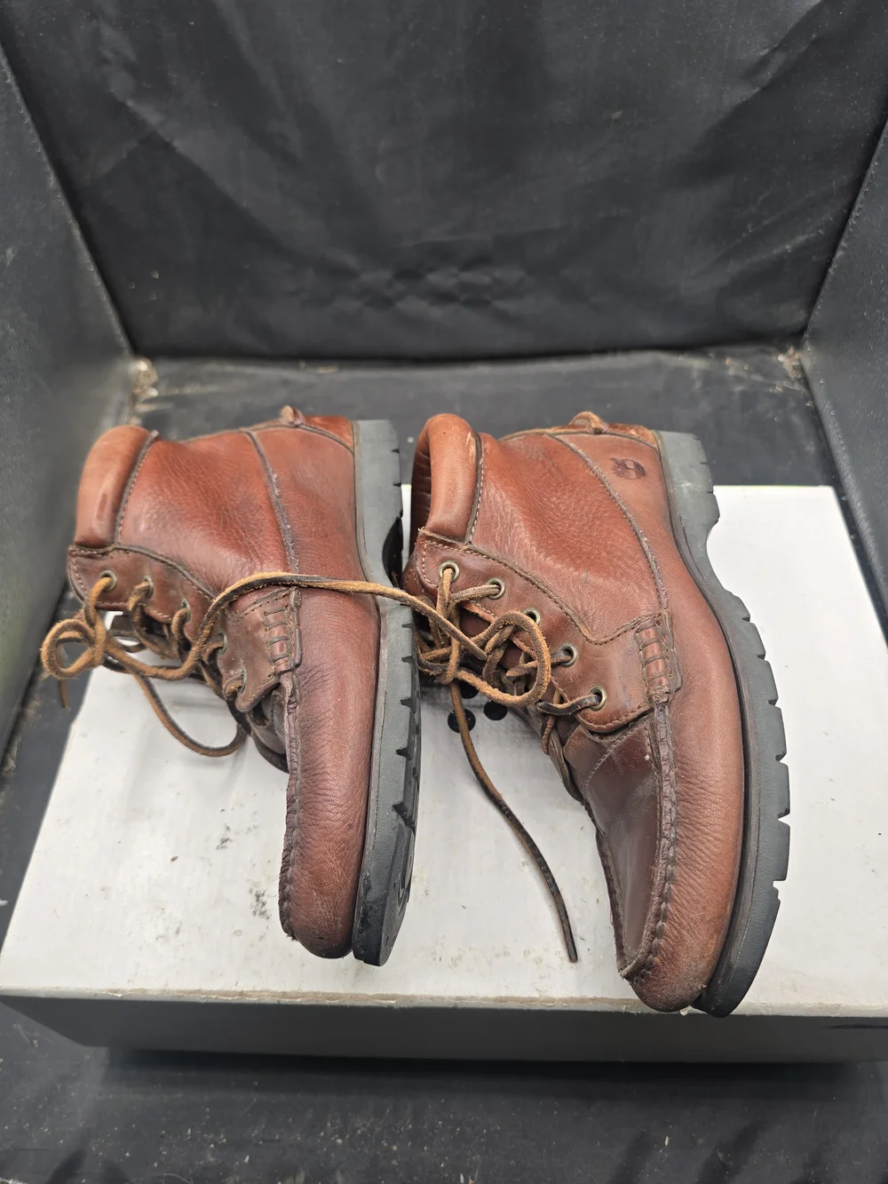 Timberland Brown Leather Chukka-Style‎ Lace Boots